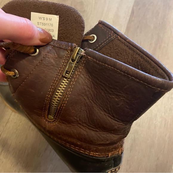Sperry Brown Saltwater Duck Boots Winter 9 - Picture 10 of 13